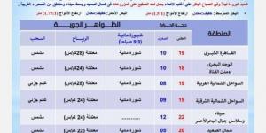 الصغرى بالقاهرة 10 درجات.. الأرصاد تكشف تفاصيل حالة الطقس اليوم الجمعة 3 يناير 2025