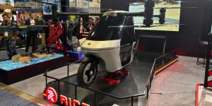 Rictor Skyrider X1 مشروع دراجة نارية تتحول إلى طائرة مروحية #CES2025