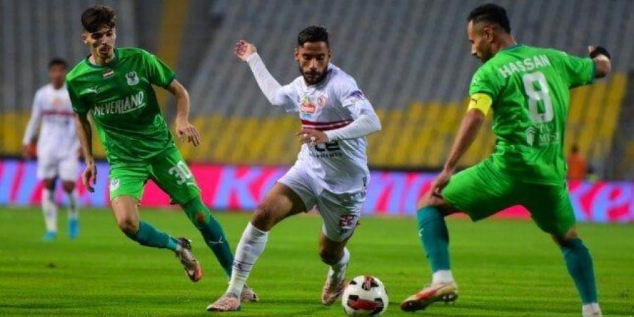 التعادل السلبي يحسم مباراة الزمالك والمصري بالكونفدرالية