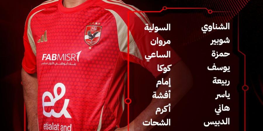 فريق كامل.. كولر يستبعد 11 لاعب من قائمة الأهلي أمام الجونة